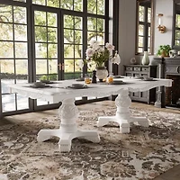 San Rose Rectangular Wood-Top Dining Table