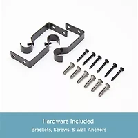 Kenney Sanders 5/8 IN Adjustable Curtain Rod