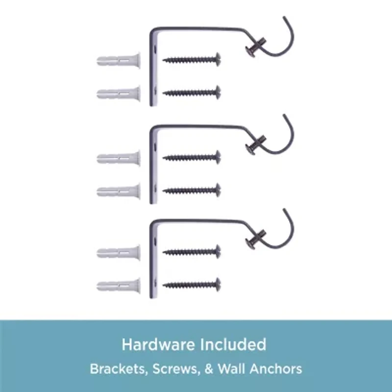 Kenney Jax 5/8 IN Adjustable Curtain Rod