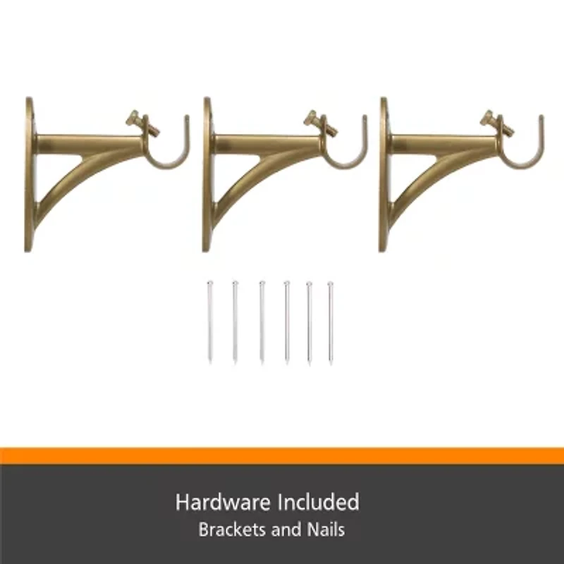 Kenney Nadia 5/8 Adjustable Curtain Rod
