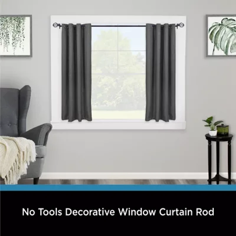 Kenney Tate 5/8 IN Adjustable Curtain Rod