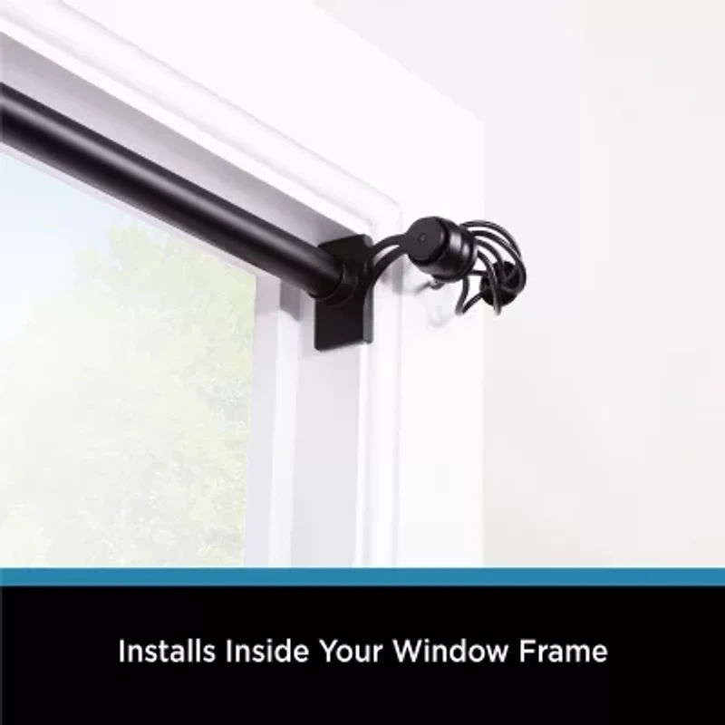 Kenney Tate 5/8 IN Adjustable Curtain Rod