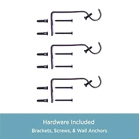 Kenney Bryce 3/4 IN Adjustable Curtain Rod