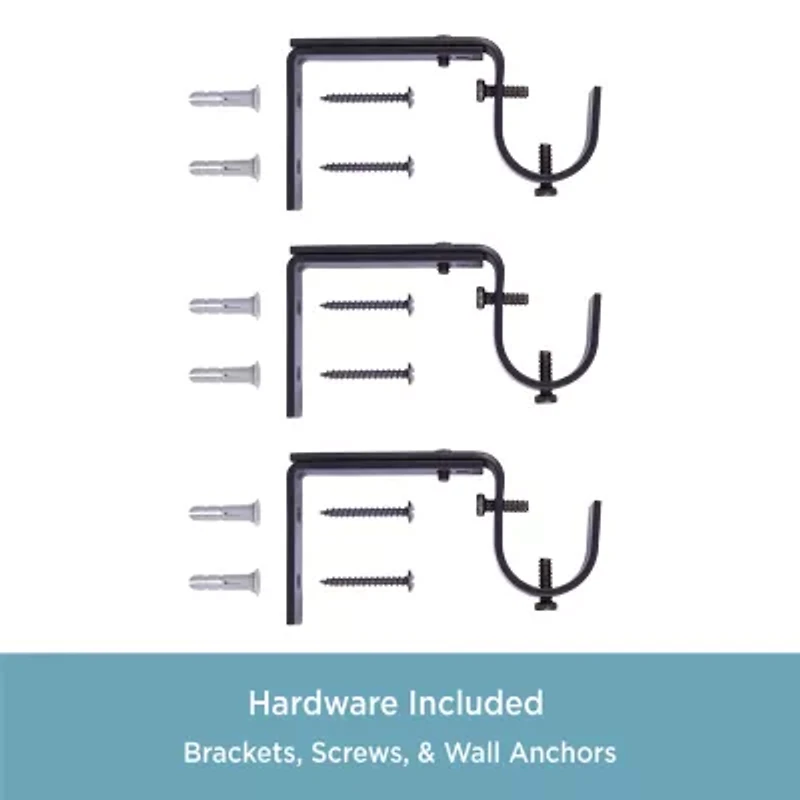 Kenney Mission 1 IN Adjustable Curtain Rod