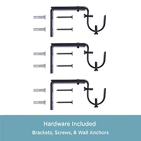 Kenney Mission 1 IN Adjustable Curtain Rod