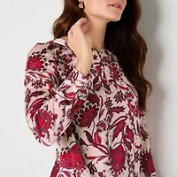 Liz Claiborne Womens Long Sleeve Blouse