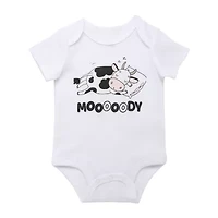 Baby Starters Unisex Envelope Neck Short Sleeve Bodysuit