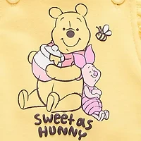 Disney Baby Girls 2-pc. Winnie The Pooh Shortall Set