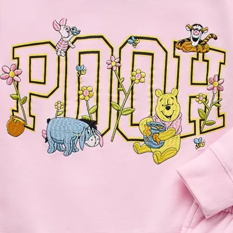 Disney Collection Girls Winnie The Pooh 2-pc. Short Set