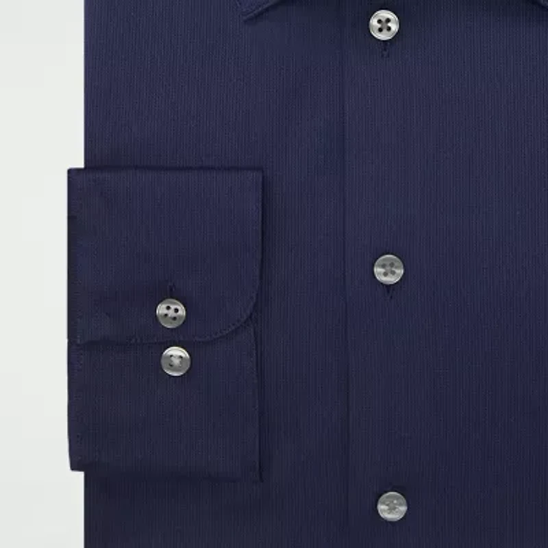 Van Heusen Big & Tall Mens Stain Shield Wrinkle Free Stretch Dress Shirt