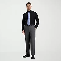 Haggar Mens Classic Fit Wrinkle Free Long Sleeve Dress Shirt