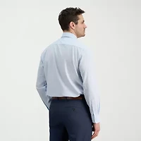 Haggar Smart Wash Mens Classic Fit Easy Care Long Sleeve Dress Shirt
