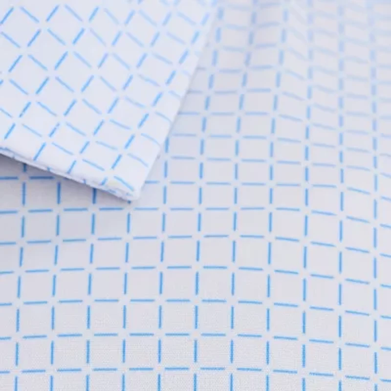 Haggar Smart Wash Mens Classic Fit Easy Care Long Sleeve Dress Shirt