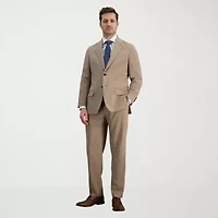 Haggar Smart Wash Mens Classic Fit Plaid Suit Jacket
