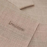 Haggar Smart Wash Mens Classic Fit Plaid Suit Jacket