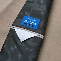 Haggar Smart Wash Mens Classic Fit Plaid Suit Jacket