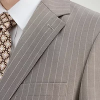 Haggar JMH Mens Classic Fit Striped Suit Jacket