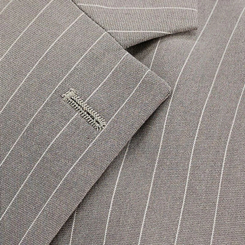 Haggar JMH Mens Classic Fit Striped Suit Jacket