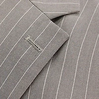 Haggar JMH Mens Classic Fit Striped Suit Jacket