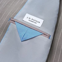 Haggar JMH Mens Classic Fit Striped Suit Jacket