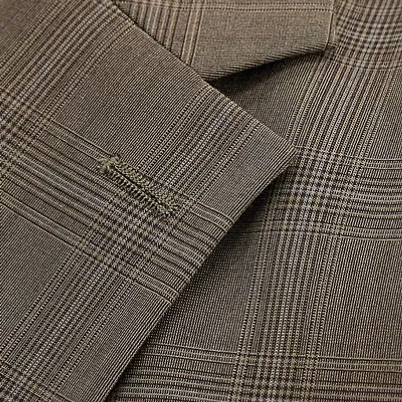 Haggar JMH Mens Classic Fit Plaid Suit Jacket
