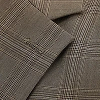 Haggar JMH Mens Classic Fit Plaid Suit Jacket