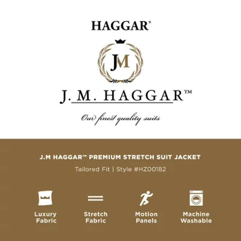 Haggar JMH Premium Mens Stretch Fabric Classic Fit Suit Jacket