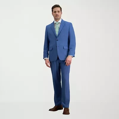 Haggar JMH Premium Stretch Mens Classic Fit Pleated Front Suit Pant
