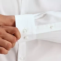 Haggar Big and Tall Mens Classic Fit Wrinkle Free Long Sleeve Dress Shirt