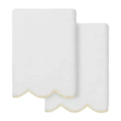 Linum Home Textiles Adornia Scallop 2-pc. Hand Towel