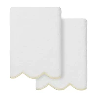 Linum Home Textiles Adornia Scallop 2-pc. Hand Towel