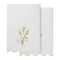 Linum Home Textiles Whitney Scallop -pc. Quick Dry Bath Towel Set