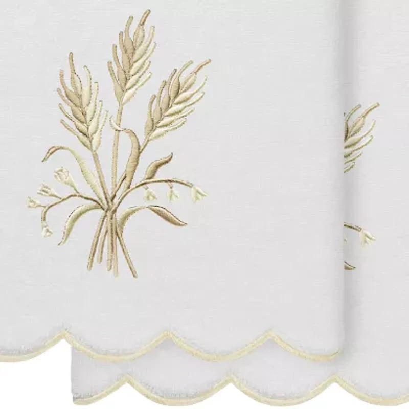Linum Home Textiles Whitney Scallop -pc. Quick Dry Bath Towel Set