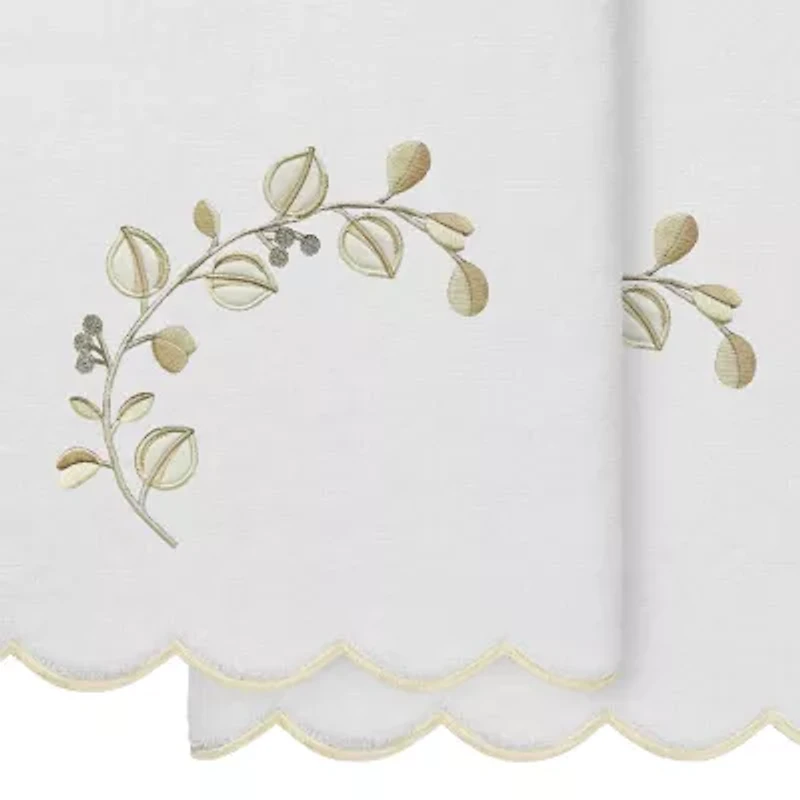 Linum Home Textiles Wild Branch Scallop 2-pc. Quick Dry Bath Towel Set