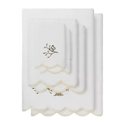 Linum Home Textiles Teresa Scallop -pc. Quick Dry Bath Towel Set
