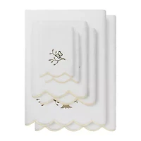 Linum Home Textiles Teresa Scallop -pc. Quick Dry Bath Towel Set