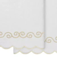 Linum Home Textiles Symmetra Scallop 2-pc. Quick Dry Bath Towel Set