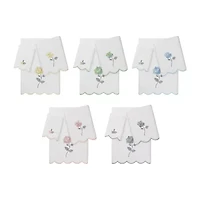 Linum Home Textiles Hydea Scallop 3-pc. Quick Dry Bath Towel Set