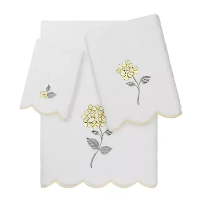 Linum Home Textiles Hydea Scallop 3-pc. Quick Dry Bath Towel Set