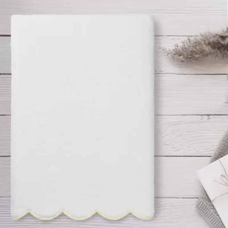 Linum Home Textiles Adornia Scallop Quick Dry Bath Towel Set