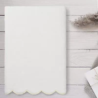 Linum Home Textiles Adornia Scallop Quick Dry Bath Towel Set