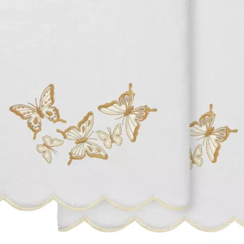 Linum Home Textiles Britney Scallop -pc. Quick Dry Bath Towel Set