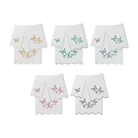 Linum Home Textiles Britney Scallop 3-pc. Quick Dry Bath Towel Set