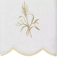 Linum Home Textiles Whitney Scallop -pc. Quick Dry Bath Towel Set