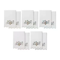 Linum Home Textiles Teresa Scallop -pc. Quick Dry Bath Towel Set