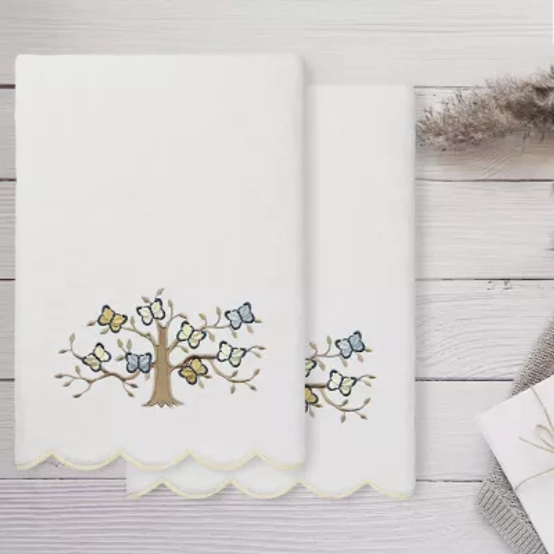 Linum Home Textiles Teresa Scallop -pc. Quick Dry Bath Towel Set