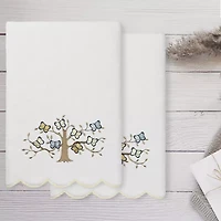 Linum Home Textiles Teresa Scallop -pc. Quick Dry Bath Towel Set