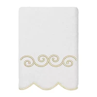 Linum Home Textiles Symmetra Scallop -pc. Quick Dry Bath Towel Set