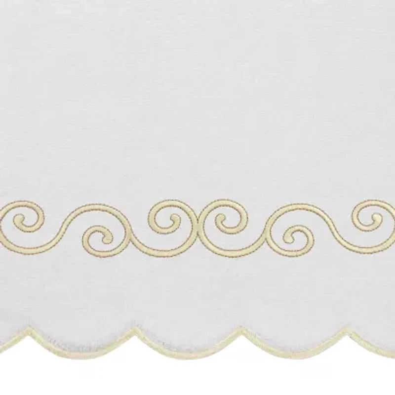 Linum Home Textiles Symmetra Scallop -pc. Quick Dry Bath Towel Set