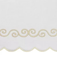 Linum Home Textiles Symmetra Scallop -pc. Quick Dry Bath Towel Set